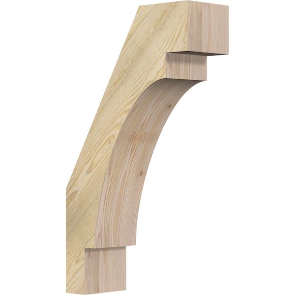 Ekena Millwork 6"W x 16"D x 28"H Merced Rough Sawn Knee Brace, Douglas Fir BRC06X16X28MRC00RDF - main